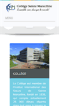 Mobile Screenshot of college.marcelline.qc.ca